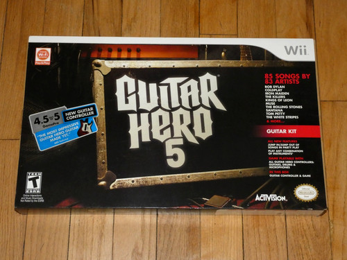 Nintendo wii guitar hero - guitar, 5