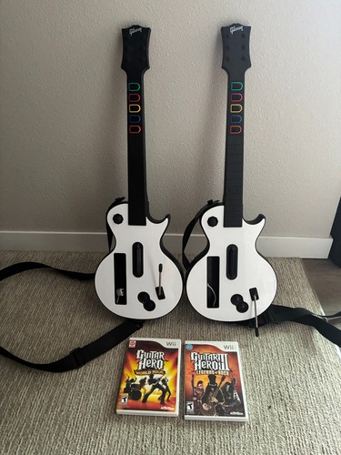 Nintendo wii guitar hero - nintendo,