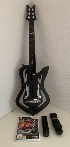 Nintendo wii guitar - guitar, hero