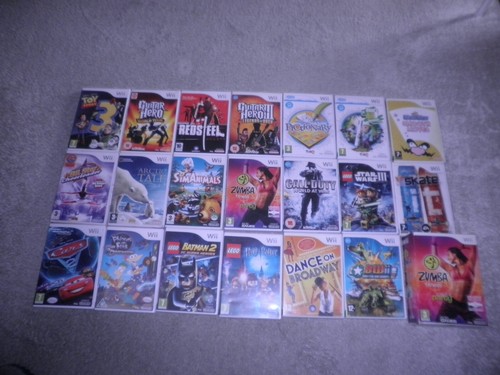 Nintendo wii bundle joblot - nintendo, 21