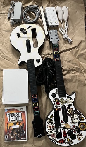 Lotto nintendo wii guitar - wii, hero