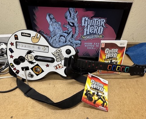 Nintendo wii guitar hero con - wii,